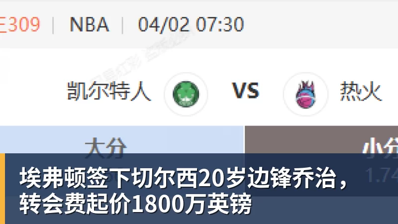 埃弗顿签下切尔西20岁边锋乔治，转会费起价1800万英镑 - 尊龙官方网站 · 权威体育数据平台